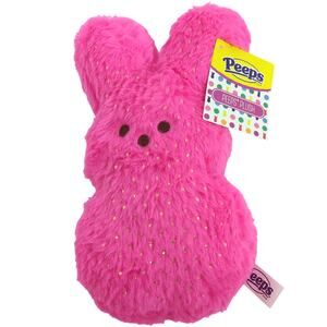 New Pink Easter Peeps Bunny Plush - 12 Inch - Classic Soft Toy - Kids & Adults